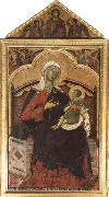 Guido da Siena Madonna and CHild oil painting on canvas